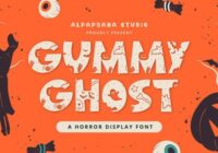 Gummy Ghost Font - Featured Image