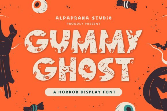 Gummy Ghost Font - Featured Image