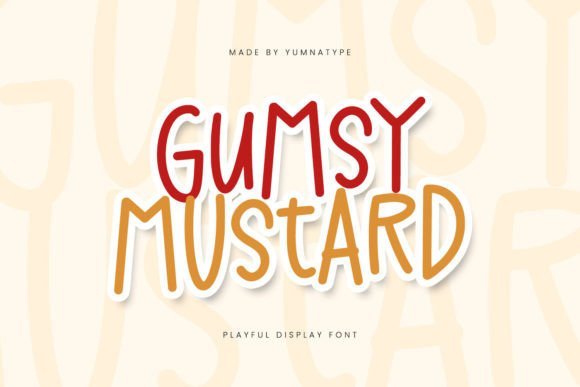 Gumsy Mustard Font - Featured Image