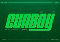 Gunboy Font - Featured Image