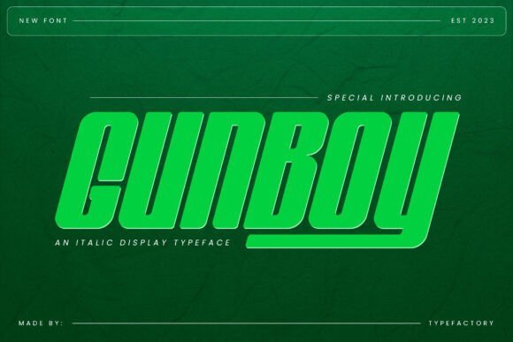 Gunboy Font - Featured Image