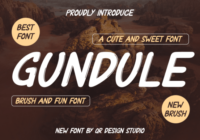 Gundule Font - Featured Image