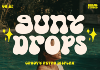 Gunydrops Font - Featured Image