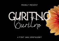 Guritno Font - Featured Image
