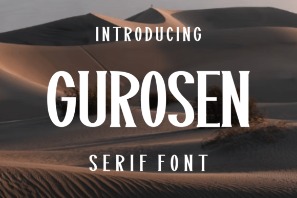 Gurosen Font - Featured Image