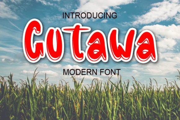 Gutawa Font - Featured Image