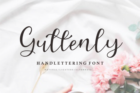 Guttenly Font - Featured Image