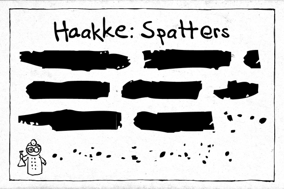 Haakke Spatters Font - Featured Image