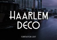 Haarlem Deco Font - Featured Image