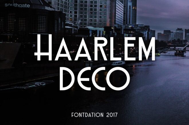 Haarlem Deco Font - Featured Image