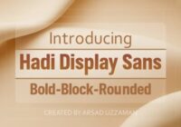 Hadi Display Sans Font - Featured Image