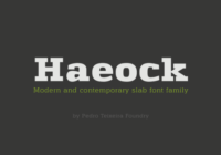 Haeock Family Font - Featured Image