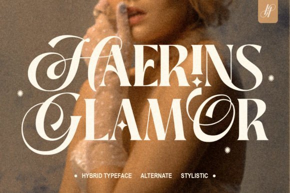 Haerins Glamor Font - Featured Image