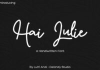 Hai Julie Font - Featured Image