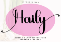 Haily Font - Featured Image