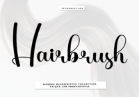 Hairbrush Font - Featured Image
