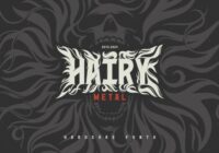 Hairy Metal Font - Featured Image