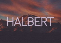 Halbert Font - Featured Image