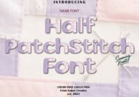 Half-patchstitch Font - Featured Image