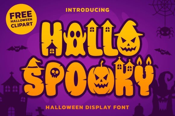 Hallo Spooky Font - Featured Image