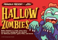 Hallow Zombies Font - Featured Image