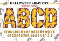 Halloween Army Font - Featured Image