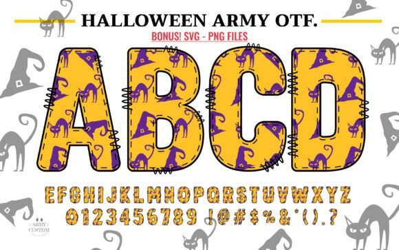 Halloween Army Font - Featured Image