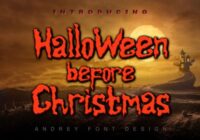 Halloween Before Christmas Font - Featured Image