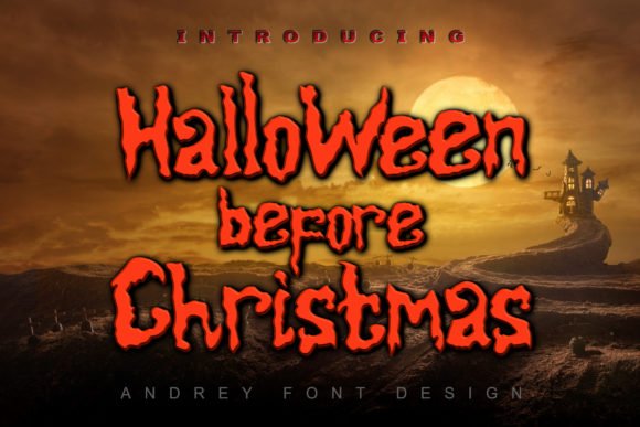 Halloween Before Christmas Font - Featured Image