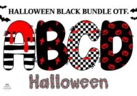 Halloween Black Bundle  Font - Featured Image