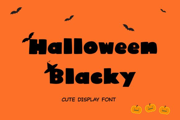 Halloween Blacky Font - Featured Image