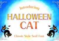 Halloween Cat Font - Featured Image