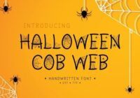Halloween Cob Web Font - Featured Image