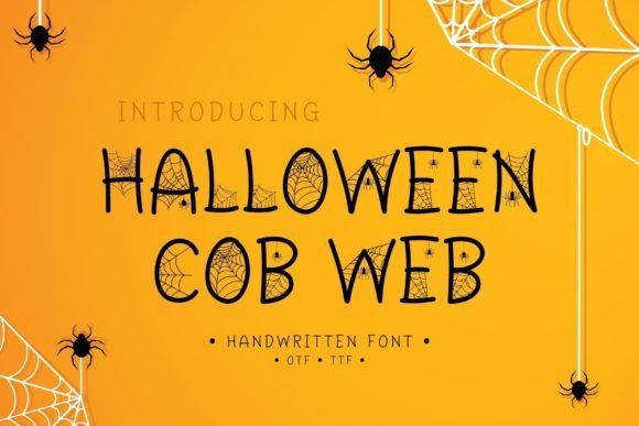 Halloween Cob Web Font - Featured Image
