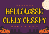 Halloween Curly Creepy Font - Featured Image