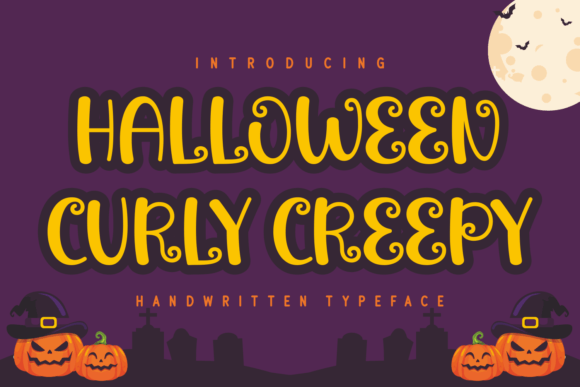 Halloween Curly Creepy Font - Featured Image