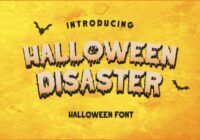 Halloween Disaster Font - Featured Image