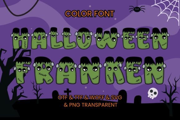 Halloween Franken Font - Featured Image