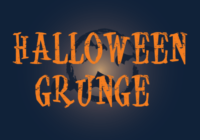 Halloween Grunge Font - Featured Image