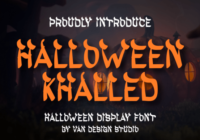 Halloween Khalled Font - Featured Image
