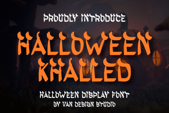 Halloween Khalled Font - Featured Image