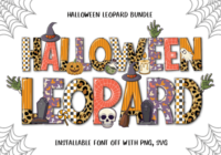 Halloween Leopard Font - Featured Image