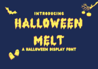 Halloween Melt Font - Featured Image