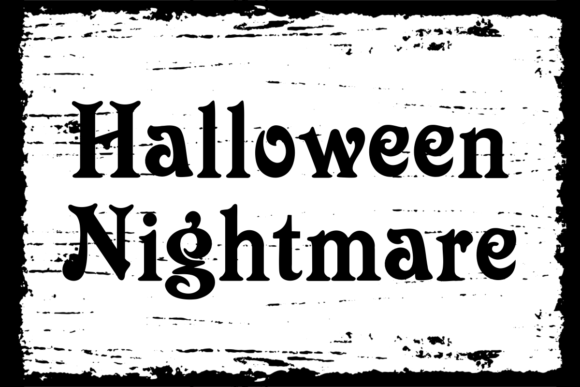 Halloween Nightmare Font - Featured Image