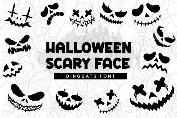 Halloween Scary Face Font - Featured Image
