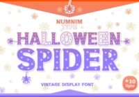 Halloween Spider Font - Featured Image