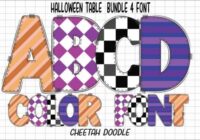 Halloween Table Font - Featured Image