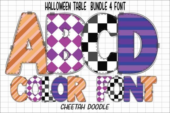 Halloween Table Font - Featured Image