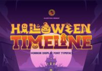 Halloween Timeline Font - Featured Image