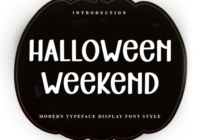 Halloween Weekend Font - Featured Image